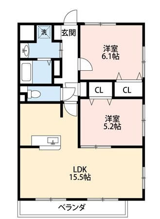 緒川プラザの物件間取画像